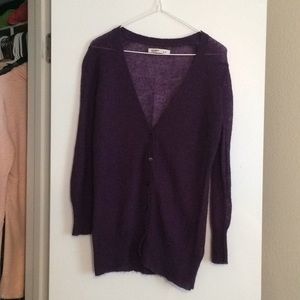 Lightweight purple old navy cardigan